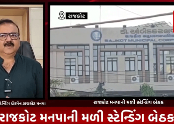 રાજકોટ મનપાની મળી સ્ટેન્ડિંગ બેઠક,બેઠકમાં 20 થી વધુ દરખાસ્તો આવી હતી મુકવામાં,8 કરોડથી વધુના વિકાસ