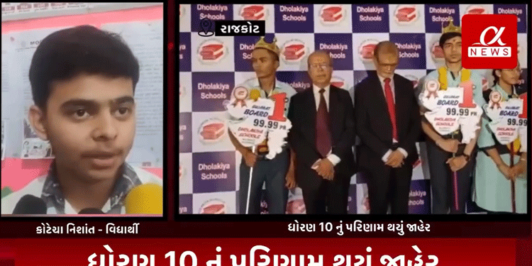 ધોરણ 10 નું પરિણામ થયું જાહેર,રાજકોટના વિદ્યાર્થીઓએ ઉચ્ચતમ રેન્ક મેળવી સૌરાષ્ટ્રમાં વગાડ્યો ડંકો