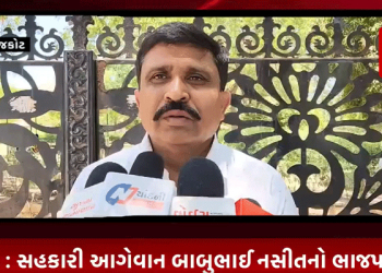 સહકારી આગેવાન બાબુભાઈ નસીતનો ભાજપ પર કર્યો પ્રહાર