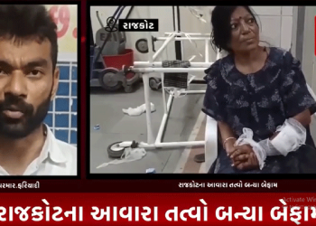 રાજકોટના આવારા તત્વો બન્યા બેફામ,કાયદો અને વ્યવસ્થાની કથળી