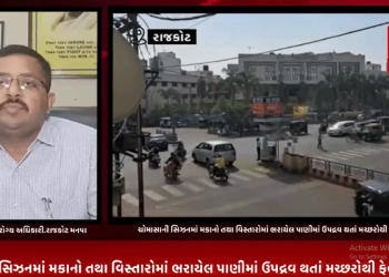 ચોમાસાની સિઝનમાં મકાનો તથા વિસ્તારોમાં ભરાયેલ પાણીમાં ઉપદ્રવ થતાં મચ્છરોથી ફેલાતા ડેન્ગ્યુ,મલેરીયા જેવા રોગો સામે સાવચેત રહેવા રાજકોટ મનપા આરોગ્ય અધિકારી જયેશ વાકાણીએ આપ્યું નિવેદન.
