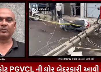 રાજકોટ PGVCL ની ઘોર બેદરકારી આવી સામે.