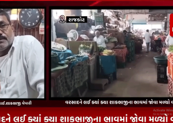 હવામાન વિભાગ દ્વારા સમગ્ર ગુજરાતમાં કરેલ ભારે વરસાદની આગાહીને લઈ સૌરાષ્ટ્રમા પડેલ કમોસમી વરસાદને લઈ ક્યાં ક્યા શાકભાજીના ભાવમાં જોવા મળ્યો વધારો જુઓ આલ્ફા ન્યુઝ પર.