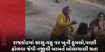 રાજકોટમાં સાસુ-વહુ પર ખૂની હુમલો,પાણી ઢોળવા જેવી નજીવી બાબતે બોલાચાલી થતા રોષે ભરાયેલ મહિલાના પુત્રએ પાડોશી બે મહિલા પર છરી ઉગામી