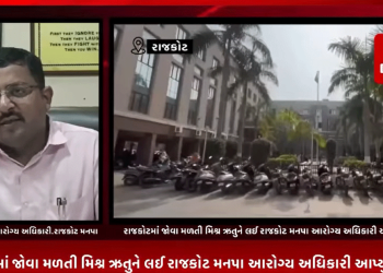 રાજકોટમાં જોવા મળતી મિશ્ર ઋતુને લઈ રાજકોટ મનપા આરોગ્ય અધિકારી આપ્યું નિવેદન,ડેન્ગ્યુના 2 કેસ,શરદી ઉધરસના 1032,સામાન્ય તાવના 866,ઝાડા ઉલ્ટીના 151 અને ટાઈફોઈડના 3 કેસ ચોપડે નોંધાઈ ચૂક્યા