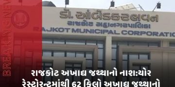રાજકોટ અખાદ્ય જથ્થાનો નાશ:યોર રેસ્ટોરન્ટમાંથી 62 કિલો અખાદ્ય જથ્થાનો નાશ, ત્રણ નમૂના લેવાયા,PDM કોલેજ સામે 8 ધંધાર્થીઓને લાઈસન્સ મેળવી લેવા સૂચના